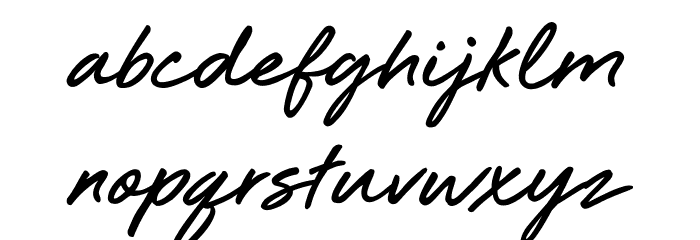 Touch Tone Font LOWERCASE