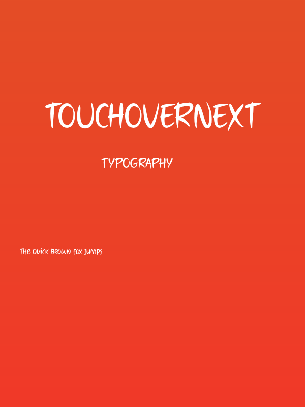 TouchOverNext Poster