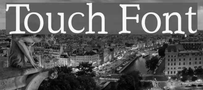 Touch Font examples