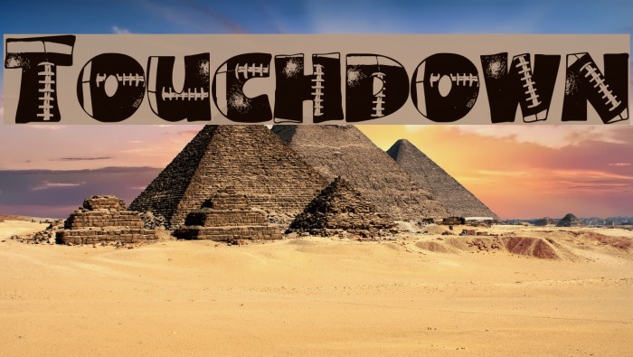 Touchdown Font examples