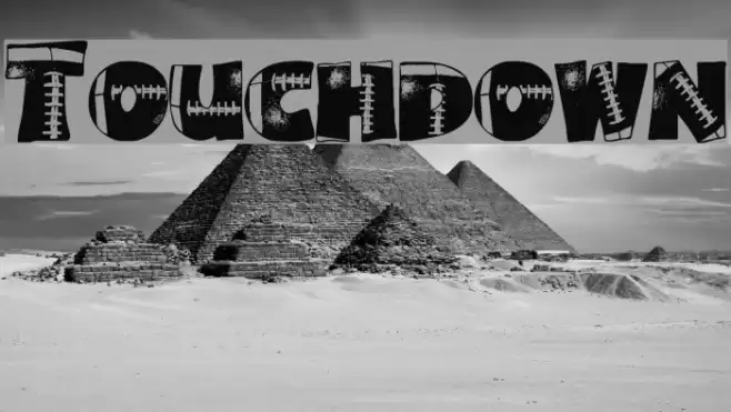 Touchdown Font examples