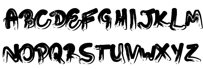 Touching Letters / RafaelTakeo Font Litere mici