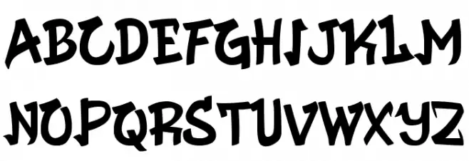 Tough Art Fonte MAIÚSCULAS
