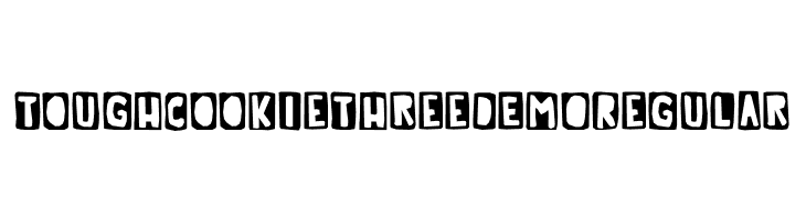 Tough Cookie Three DEMO Regular  Fuentes Gratis Descargar
