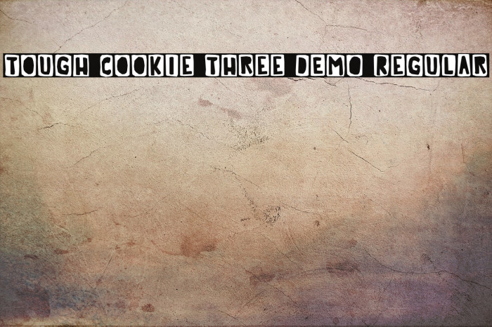 Tough Cookie Three DEMO Regular Example 1