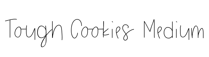Tough Cookies Medium  नि: शुल्क फ़ॉन्ट्स डाउनलोड