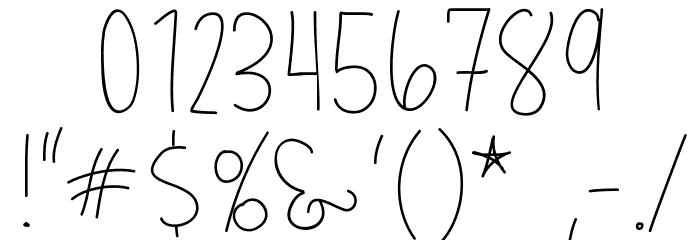 Tough Cookies Medium Font OTHER CHARS
