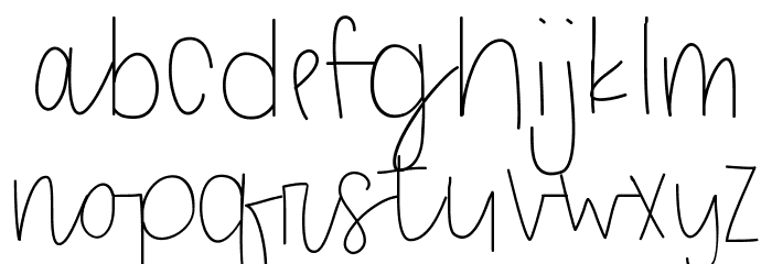 Tough Cookies Medium Font LOWERCASE