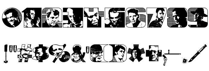 Tough Guys Font OTHER CHARS