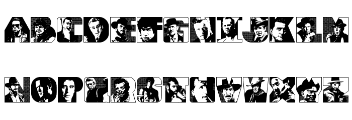 Tough Guys Font LOWERCASE