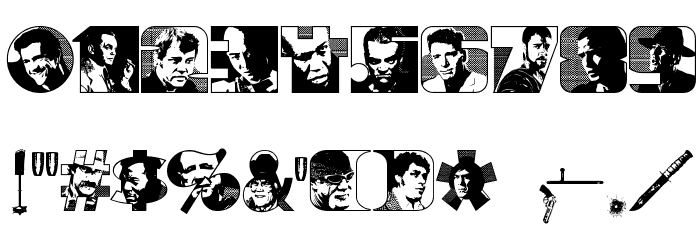Tough Guyz フォント その他の文字