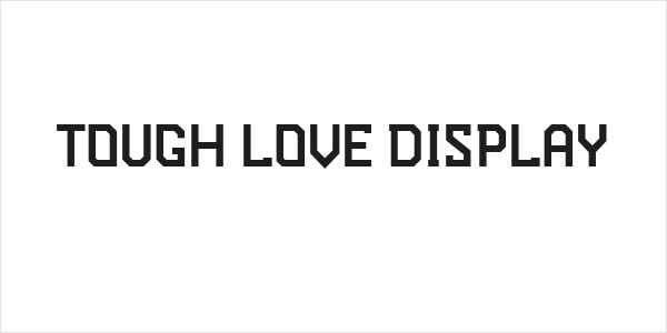 Tough Love Display Logo