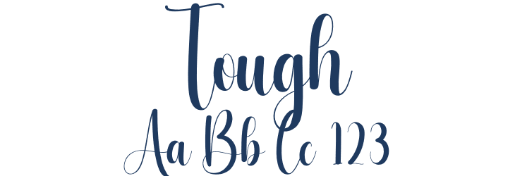 Tough Font Preview