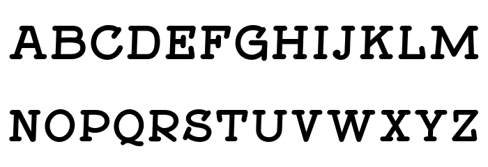 Touhei Regular Font Litere mari