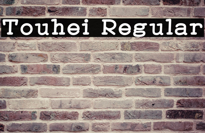 Touhei Regular Example 2