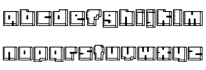 Touhi Bold 字体 小写
