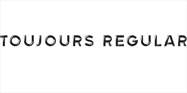Toujours Regular Logo