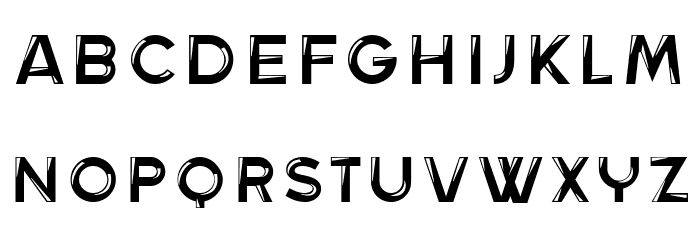 Toujours Regular Font LOWERCASE