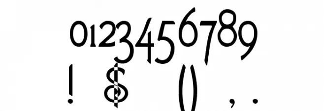 ToulouseLautrec Regular Font OTHER CHARS