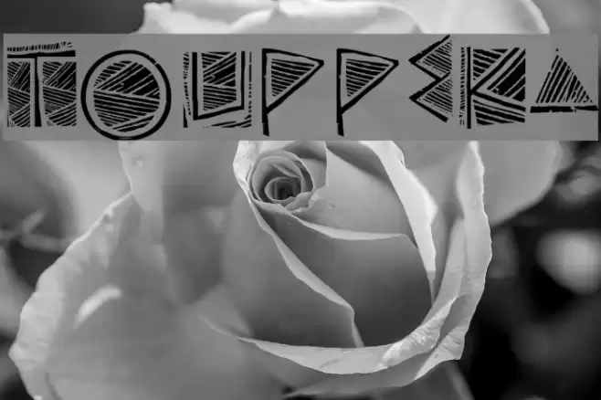 Touppeka Font examples