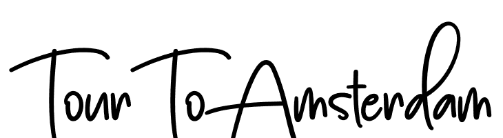 Tour To Amsterdam  免费字体下载