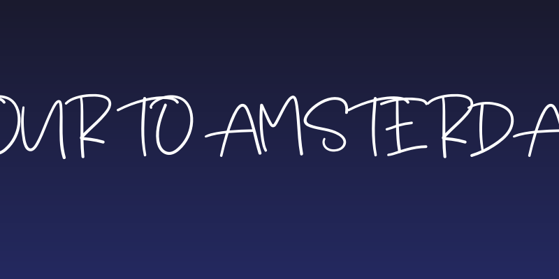 Tour To Amsterdam Social Header