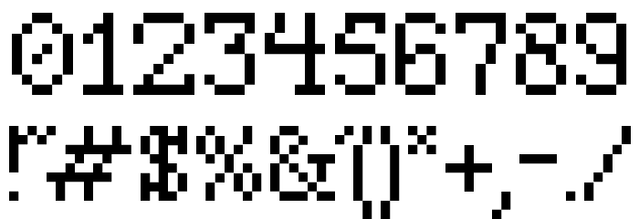 TourDeForce Font OTHER CHARS