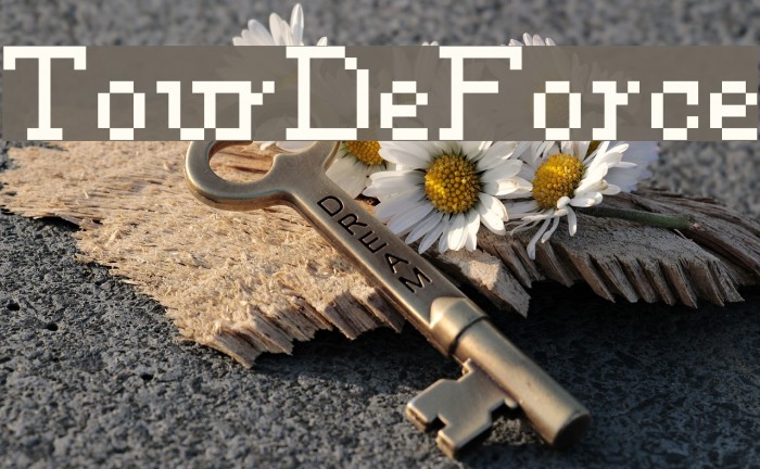 TourDeForce Font examples
