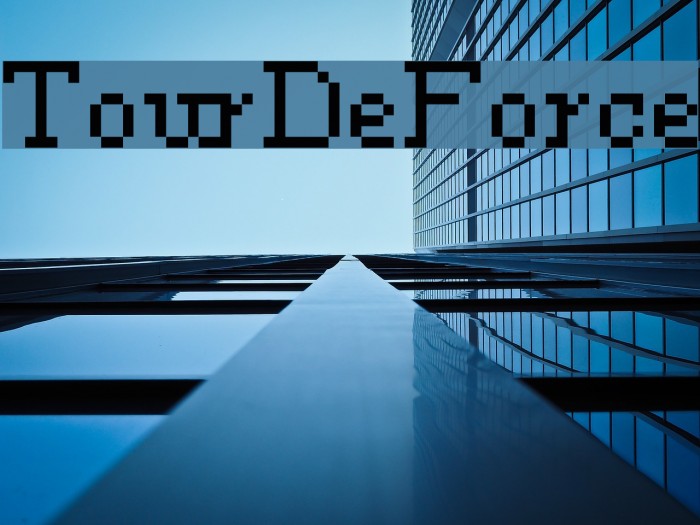 TourDeForce Font examples