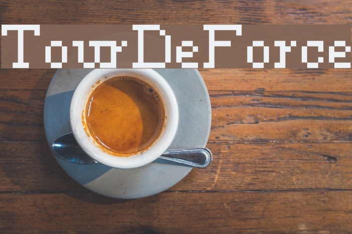 TourDeForce Font examples