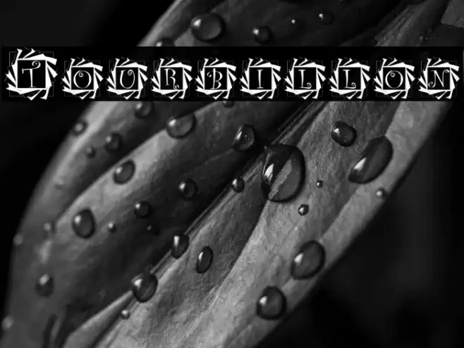 Tourbillon Font examples