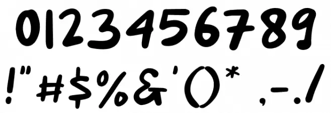 Tourism Days Font OTHER CHARS