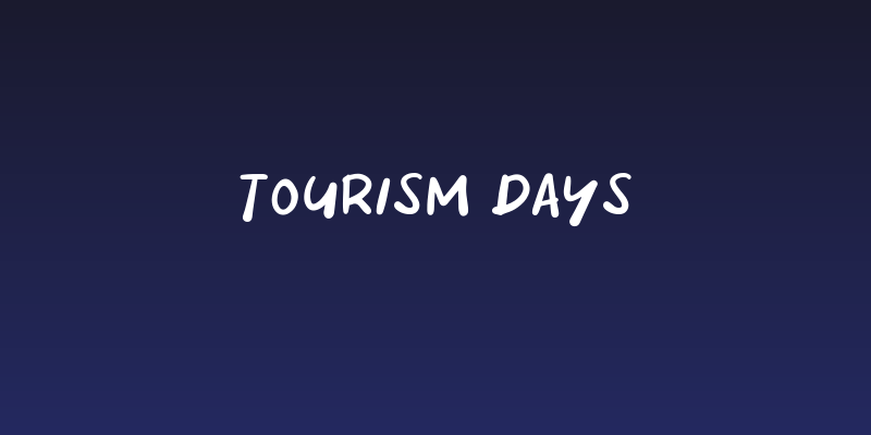 Tourism Days Social Header