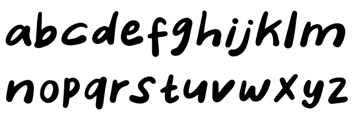 Tourism Days Font LOWERCASE