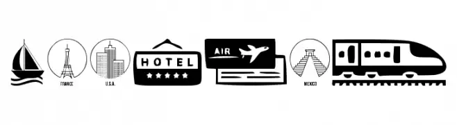 Tourism  フリーフォントのダウンロード