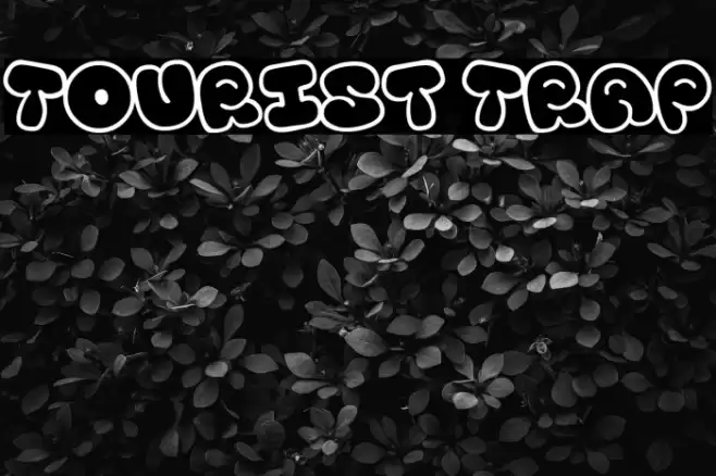 Tourist Trap Font examples