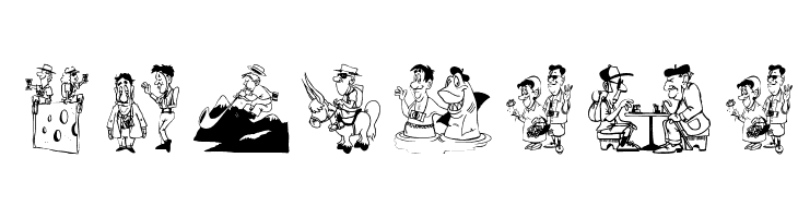 Tourists  免费字体下载