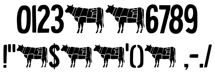 Tournedos DEMO Regular Font OTHER CHARS