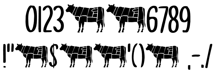Tournedos Lite DEMO Regular Font OTHER CHARS