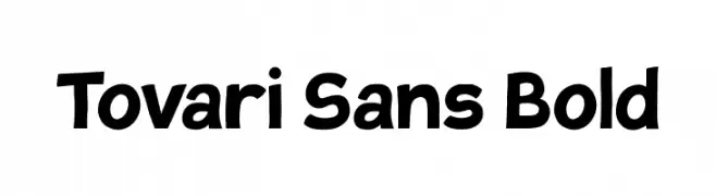Tovari Sans Bold  Descarca Fonturi Gratis
