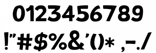 Tovari Sans Bold Font OTHER CHARS