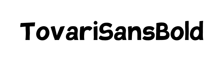 Tovari Sans Bold  font caratteri gratis