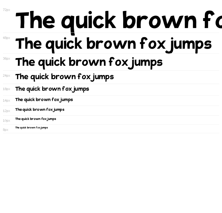 Tovari Sans Bold Waterfall