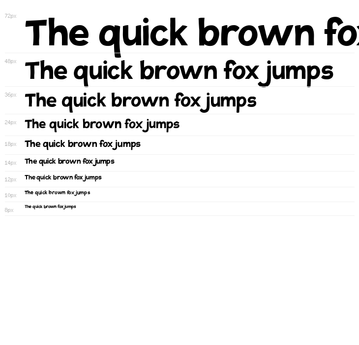 Tovari Sans Bold Waterfall