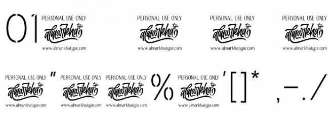 Towards Font OTHER CHARS