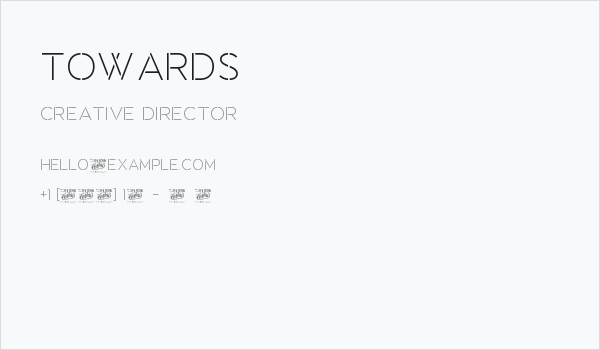 Towards Business Card