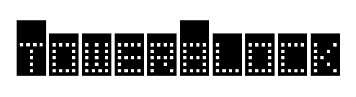 Tower Block Font