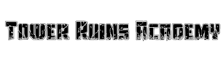 Tower Ruins Academy Font