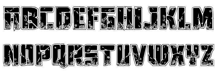 Tower Ruins Academy Font LOWERCASE