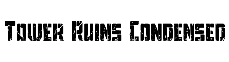 Tower Ruins Condensed Font